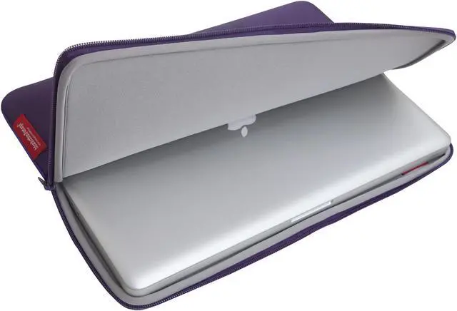Alt view image 4 of 6 - Manhattan Portage 15 Inches Laptop Sleeve, 15" Laptop Sleeve with Skyline Print, 15 Inches Laptop Protective Case with YKK Zippers, 15 Inches Laptop Case, Purple.