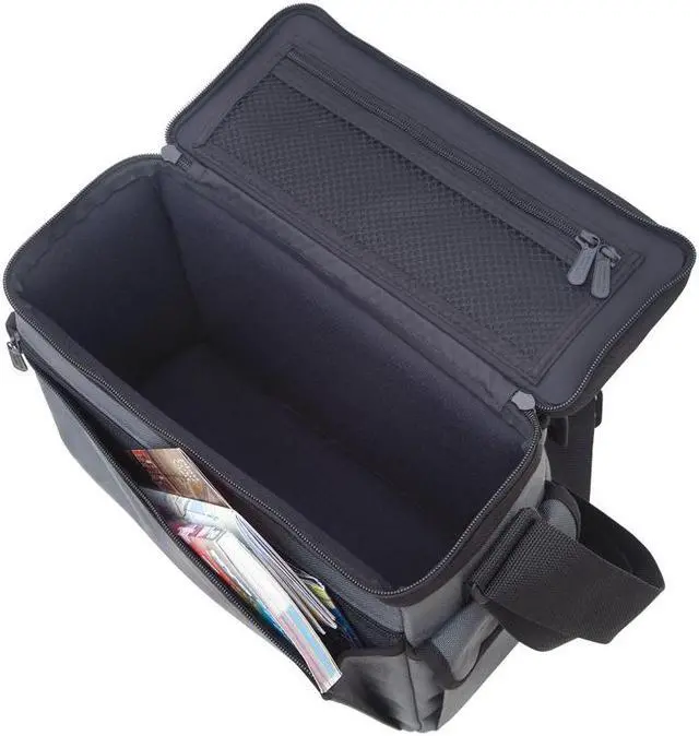 Alt view image 5 of 7 - Manhattan Portage Shutterbug Camera Bag, Camera Bag for DSLR, SLR with Soft Padded Interior, Camera Bag for Photographers, Grey.