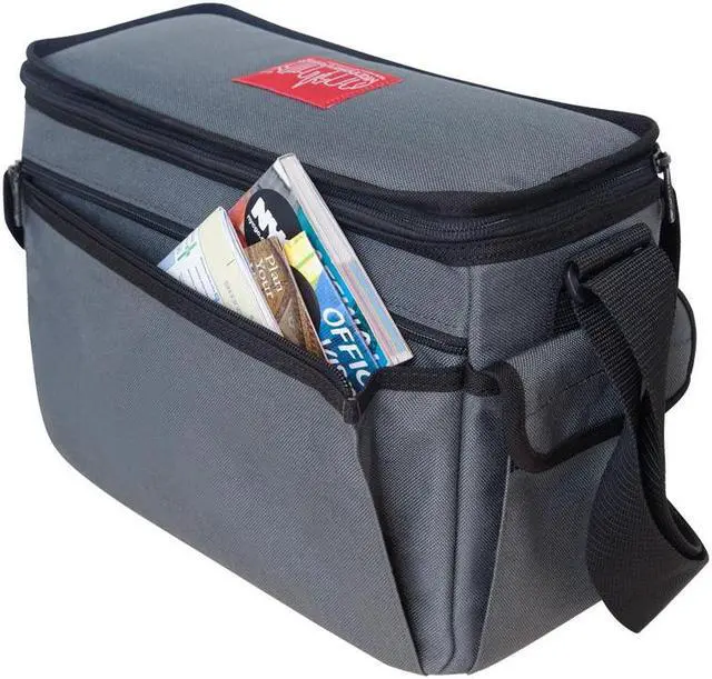 Alt view image 3 of 7 - Manhattan Portage Shutterbug Camera Bag, Camera Bag for DSLR, SLR with Soft Padded Interior, Camera Bag for Photographers, Grey.