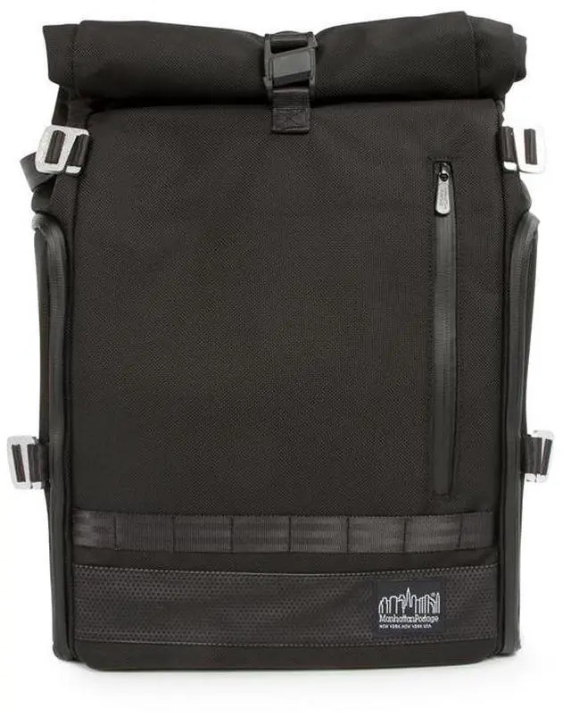 Main image of Manhattan Portage Focus Camera Bag, Camera Backpack with Roll Top Design, Camera Bag with Removable 15" Laptop Sleeve, Black