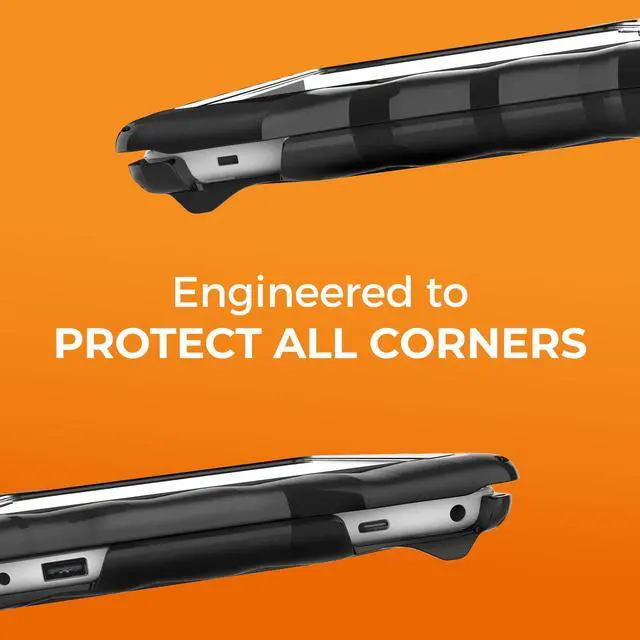 Alt view image 5 of 5 - Gumdrop DropTech Case Fits Microsoft Surface Laptop SE (Clamshell). Designed for Kids, K-12 Students, Teachers, Classrooms, and School Use  Drop Tested, Rugged, Reliable Device Protection  Black