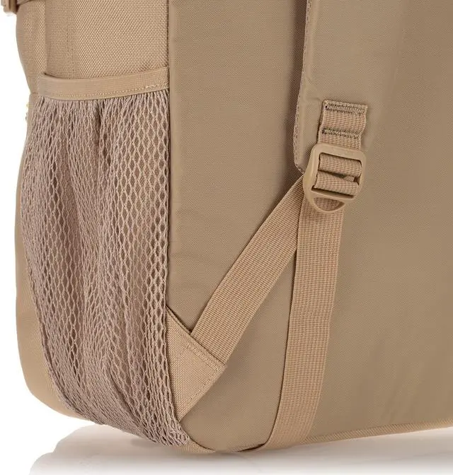 Alt view image 4 of 5 - JanSport Main Campus FX Backpack - Travel or Work Bag w 15-Inch Laptop Pack with Leather Trim, Travertine