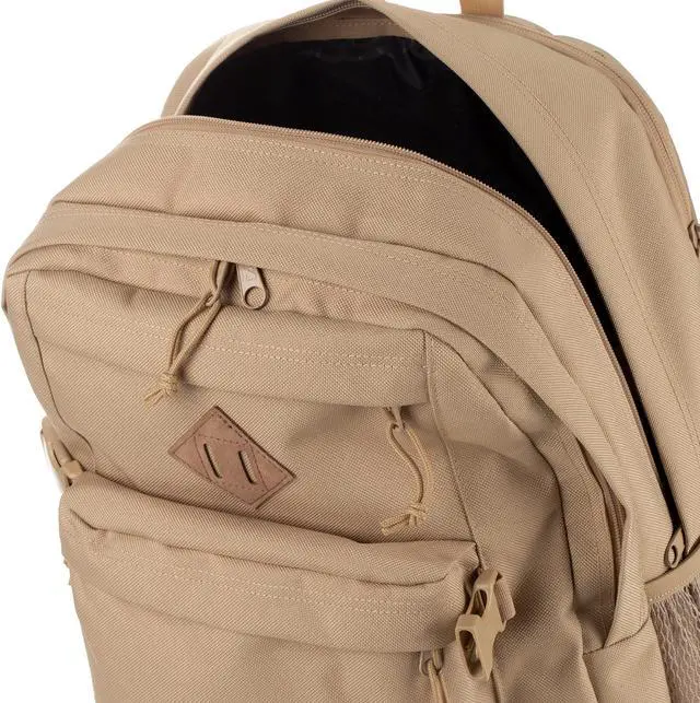 Alt view image 5 of 5 - JanSport Main Campus FX Backpack - Travel or Work Bag w 15-Inch Laptop Pack with Leather Trim, Travertine