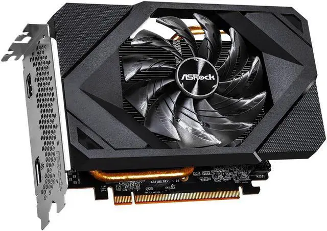 Alt view image 3 of 5 - ASRock RX6500XT CLI 4G AMD Radeon RX 6500 XT Challenger ITX 4GB Graphics Card