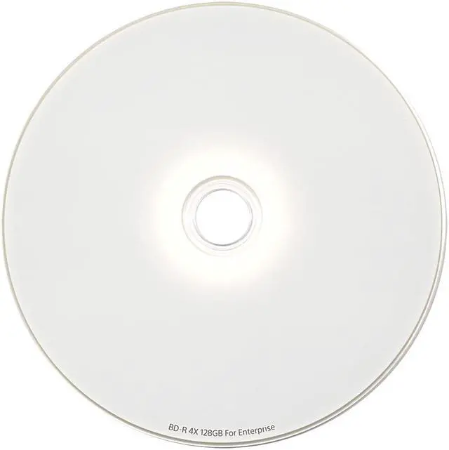 Alt view image 2 of 5 - Digital 4X 128GB BDXL Quad Layer BD-R XL White Inkjet Printable Blu-ray Recordable 50 Year archival Discs - 25 Discs
