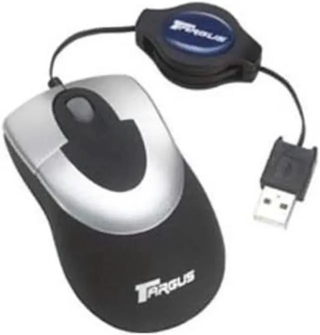 Main image of Targus Notebook Optical Mouse with Retractable USB Cable (AMU02US)