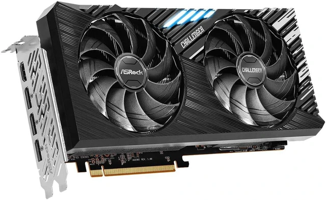 Alt view image 4 of 5 - ASRock Challenger Radeon RX 7800 XT OC RX7800XT CL 16GO 16GB GDDR6-90-GA4SZZ-00UANF