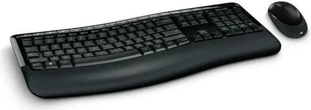 Main image of Microsoft Wireless Comfort Desktop 5050 with AES - Keyboard and Mouse