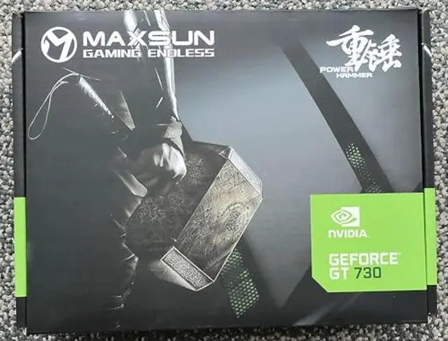 Alt view image 5 of 5 - maxsun GeForce GT 730 4GB Video Graphics Card GPU for Computer PC GDDR3 ITX Design PCI Express DVI-I, HDMI, VGA 4K Multi Screen