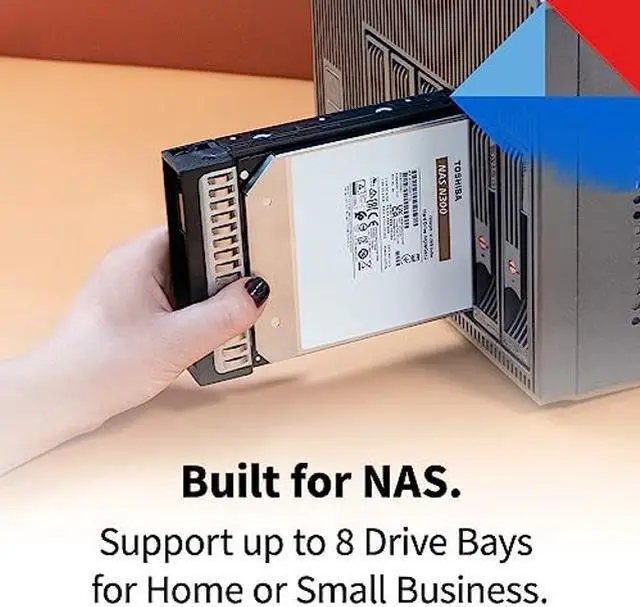 Alt view image 3 of 5 - Toshiba N300 12TB NAS 3.5-Inch Internal Hard Drive - CMR SATA 6 Gb/s 7200 RPM 256 MB Cache - HDWG21CXZSTA
