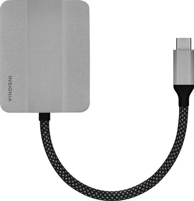 Alt view image 2 of 4 - INSIGNIA USB-C to Dual 4K HDMI Adapter