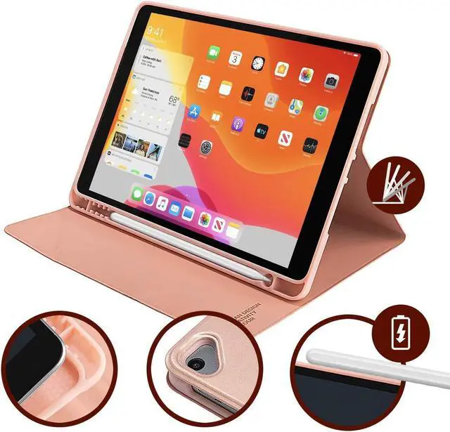 Alt view image 2 of 5 - Tucano Metal case for iPad 10.2 inch (2019/2020, 7/8) Air 10.5 inch, Silver, Gold