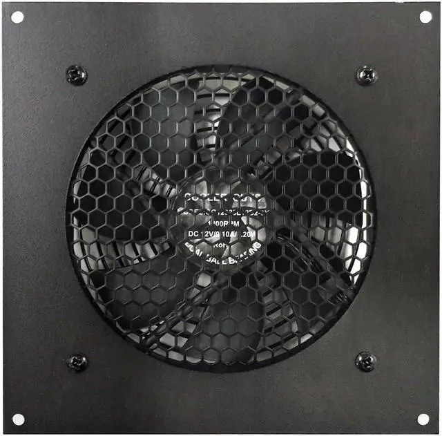 Main image of Coolerguys Pre-Set Thermal Controlled Cooling Kits for Cabinets, AV, and Components (Single 120mm, Metal)