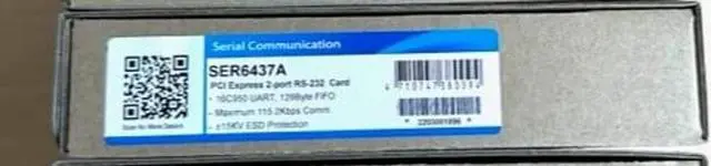 Alt view image 2 of 5 - SUNIX SP 2-Port RS-232 Serial PCI-E Card (SER6437A)