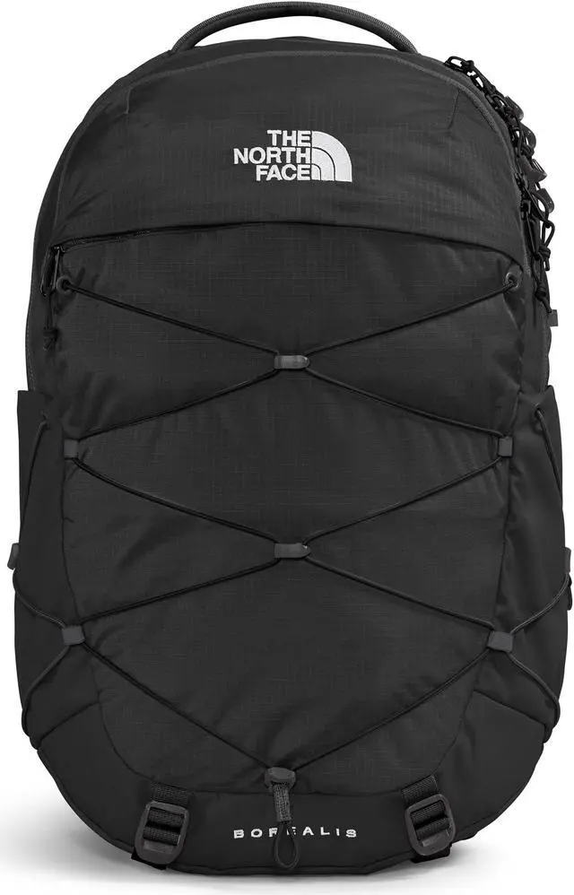 Main image of THE NORTH FACE Women's Borealis Commuter Laptop Backpack | Everyday Travel Bag with 16" Laptop Sleeve, Women-Specific Fit, Reflective Details, TNF Black/TNF White-NPF, One Size