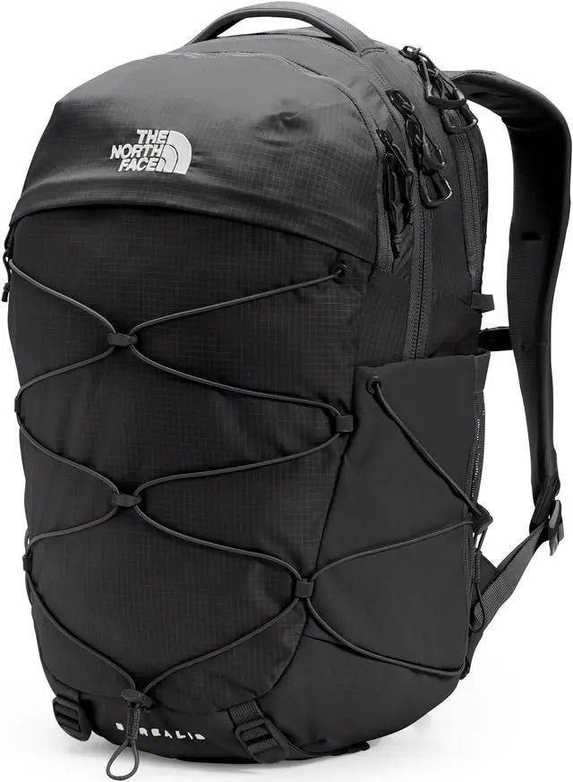Alt view image 2 of 5 - THE NORTH FACE Women's Borealis Commuter Laptop Backpack | Everyday Travel Bag with 16" Laptop Sleeve, Women-Specific Fit, Reflective Details, TNF Black/TNF White-NPF, One Size