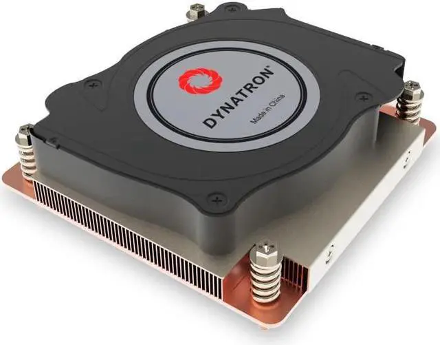 Alt view image 2 of 4 - Dynatron Q7 1U Copper Vapor Chamber Heatsink with Stacked Fins for LGA 1700 Socket