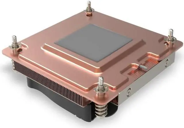 Alt view image 4 of 4 - Dynatron Q7 1U Copper Vapor Chamber Heatsink with Stacked Fins for LGA 1700 Socket