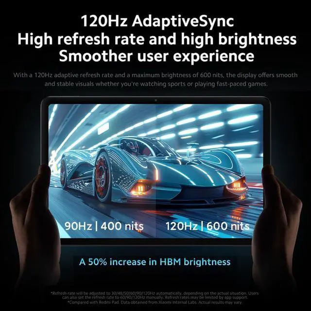 Alt view image 3 of 5 - Xiaomi Redmi Pad Pro WiFi Version 12.1" Octa Core Global ROM 10000mAh Bluetooth 5.3 8MP Dual Camera (Mint Green, 128GB + 8GB)