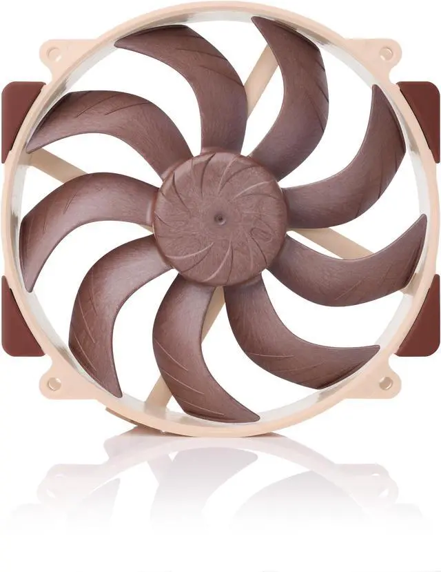 Alt view image 3 of 5 - Noctua NF-A14x25r G2 PWM Sx2-PP, Push-Pull Set of Two Premium-Quality Quiet 140mm PC Fans (Brown)