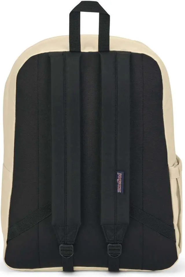 Alt view image 2 of 5 - JanSport SuperBreak Plus Backpack with Padded 15-inch Laptop Sleeve and Integrated Bottle Pocket - Spacious and Durable Daypack for Work and Travel - Coconut