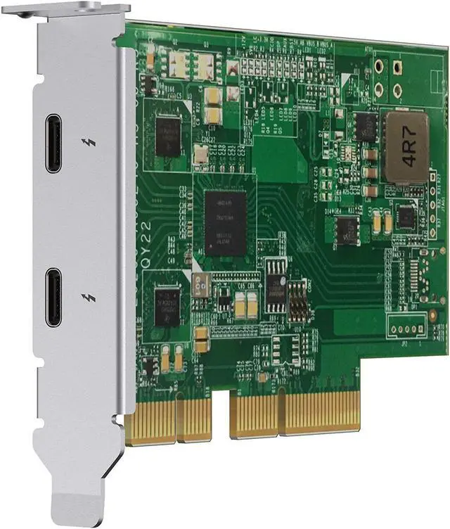 Alt view image 3 of 5 - QNAP Thunderbolt 3 Expansion Card for TVS-h1688X and TVS-h1288X NAS (QXP-T32P)