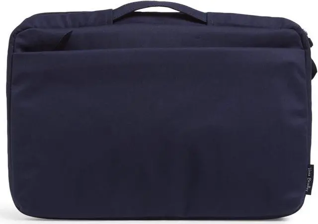 Main image of Vera Bradley Women's Cotton Laptop Organizer, Classic Navy - Recycled Cotton, One Size
