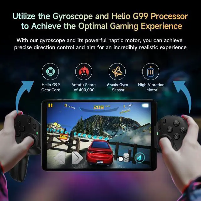 Alt view image 3 of 5 - ALLDOCUBE Android 14 Tablet, 8.4 inch Helio G99 iPlay60 Mini Pro Tablet, 16GB RAM 128GB ROM 512GB Expandable, FHD 1920x1200 Display, Widevine L1, 6050mAh, 5MP/13MP Camera, 4G LTE Bluetooth 5.2