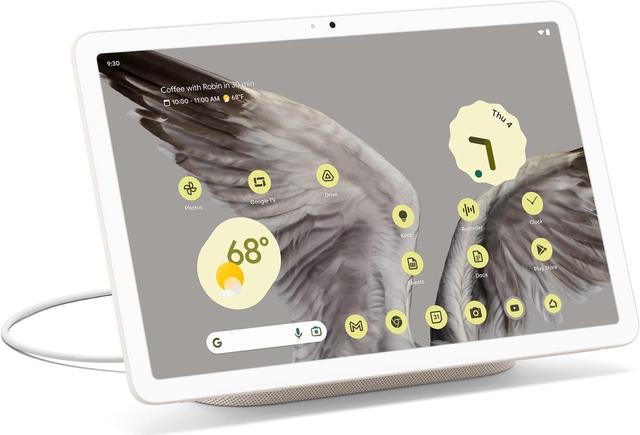 Main image of Google Pixel Tablet with Charging Speaker Dock - Android Tablet with 11-Inch Screen, Smart Home Controls, and Long-Lasting Battery - Porcelain/Porcelain - 128 GB