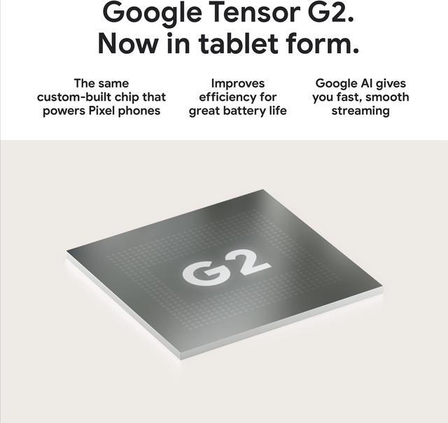 Alt view image 5 of 5 - Google Pixel Tablet with Charging Speaker Dock - Android Tablet with 11-Inch Screen, Smart Home Controls, and Long-Lasting Battery - Porcelain/Porcelain - 128 GB