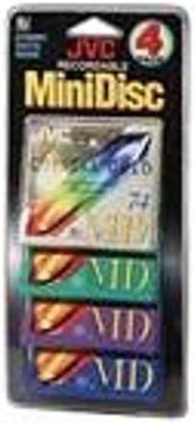Main image of JVC MD74D4 4 Pk Mini Discs