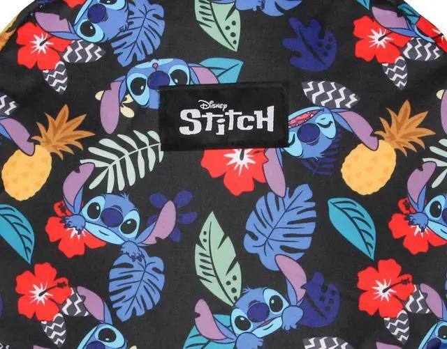 Alt view image 3 of 5 - Disney Lilo & Stitch Tropical Leaves Pineapple 17" Travel Laptop Backpack