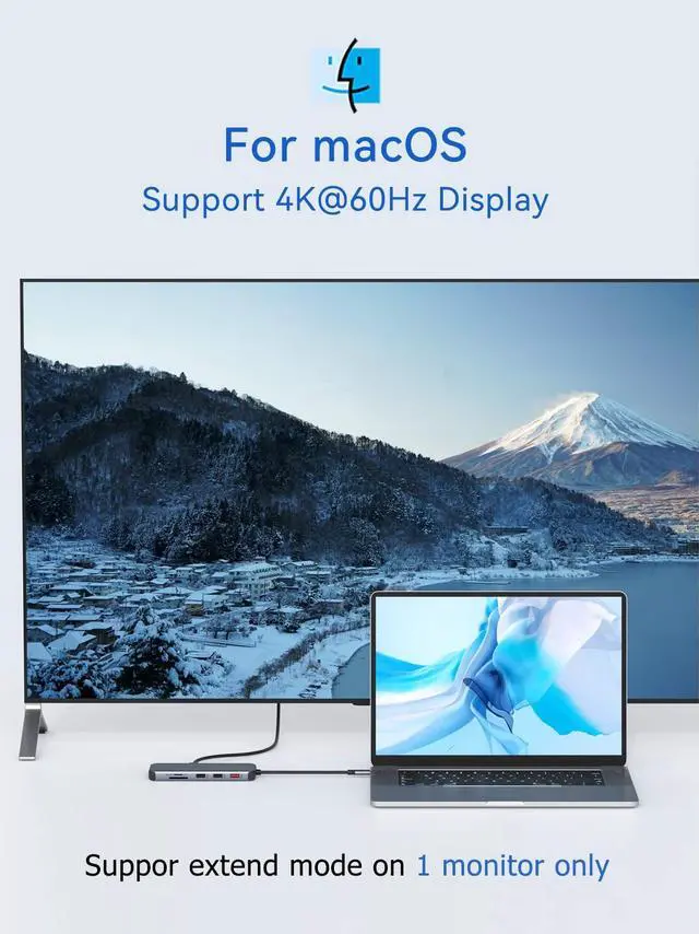 Alt view image 5 of 5 - USB C to Dual DisplayPort 4K Docking Station Adapter, 12-in-1 LIONWEI 10Gbps USB C Hub Dock with 2 DP, HDMI, USB 3.1, Ethernet Port, Audio, SD/TF 4.0 Slot for Thunderbolt Laptop