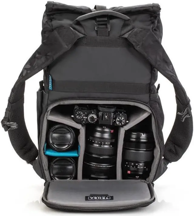 Alt view image 5 of 5 - Tenba Backpack V2, Black/Black Camo, 14 Long