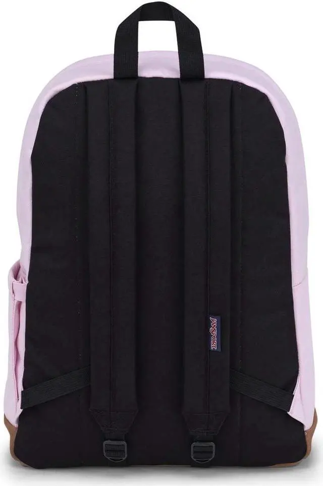 Alt view image 2 of 5 - JanSport Right Pack Backpack - Durable Daypack with Padded 15" Laptop Sleeve, Spacious Main Compartment & Integrated Water Bottle Pocket - Pink Ice