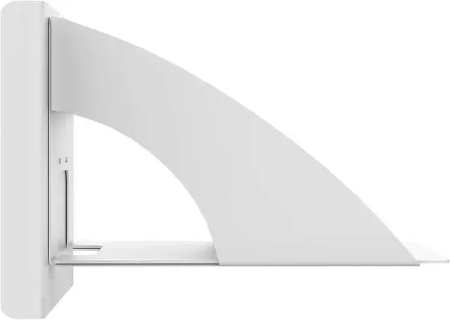 Alt view image 4 of 5 - CTA Digital ADD-PARAPRTWB Printer Shelf Add-on for PAD-PARAF with Mounting Bracket (White)