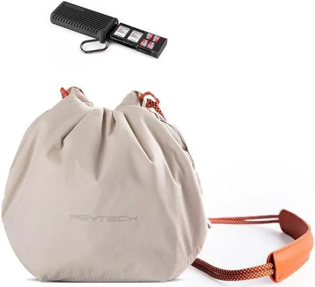 Main image of PGYTECH High-Speed SD Card Reader(Green) +OneGo Drawstring Camera Shoulder Bag (White)