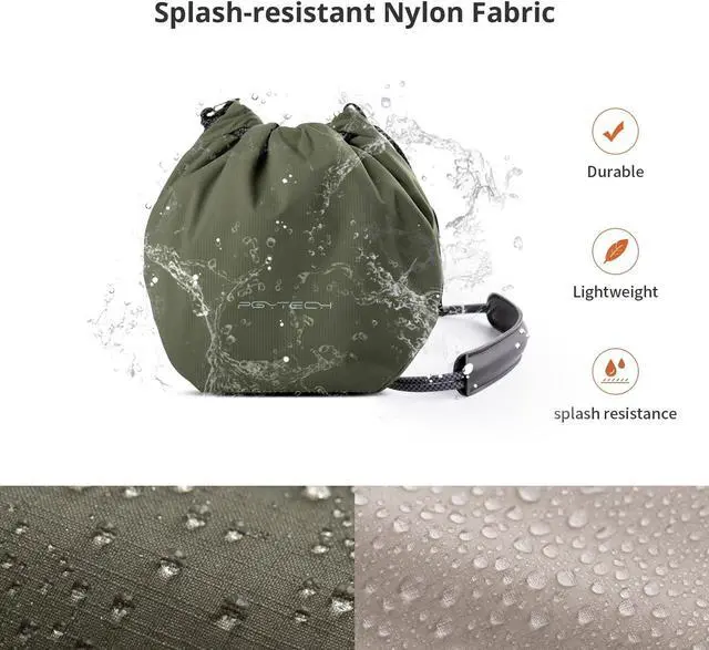 Alt view image 4 of 5 - PGYTECH High-Speed SD Card Reader(Green) +OneGo Drawstring Camera Shoulder Bag (White)