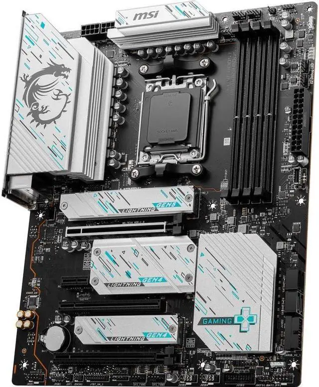Alt view image 5 of 5 - INLAND Micro Center AMD Ryzen 7 7800X3D CPU Processor with MSI X670E Gaming Plus Motherboard, AM5 Socket, DDR5, PCIe 5.0, WiFi 6E