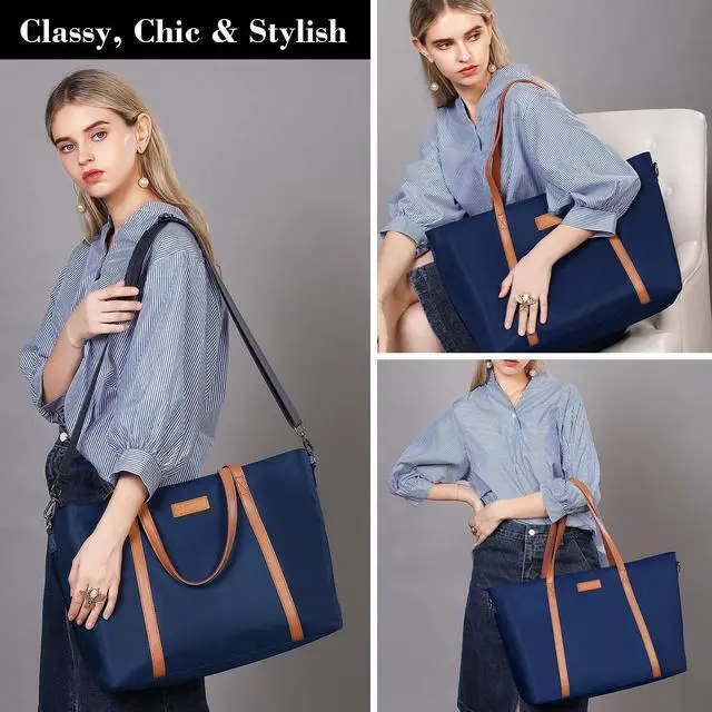 Alt view image 5 of 5 - BUG Lightweight Women Laptop Tote Bag for Work, Casual Handbag for Travel Beach College Teacher