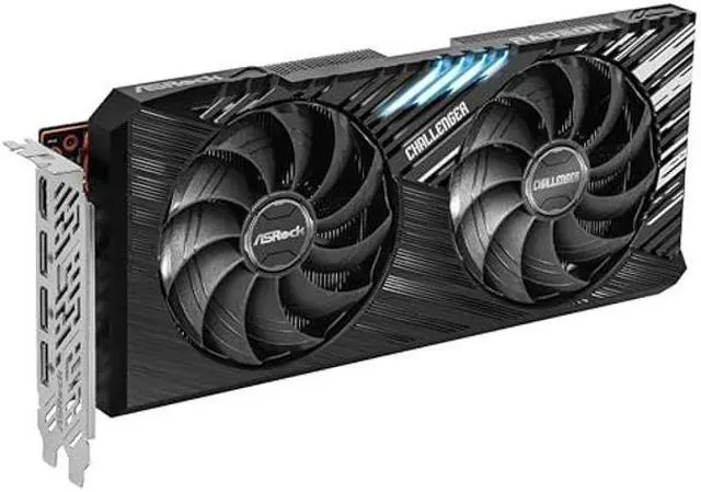 Alt view image 4 of 5 - ASRock AMD Radeon RX 7900 GRE Challenger 16GB OC 18 Gbps 256-Bit Dual Fan Design 0dB Silent Cooling Graphics Card 7680 x 4320