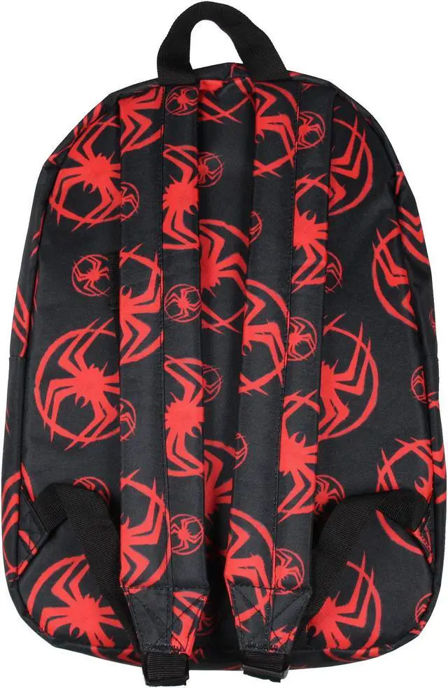 Alt view image 4 of 4 - Bioworld Marvel Spider-Man Miles Morales Backpack Laptop Travel Backpack