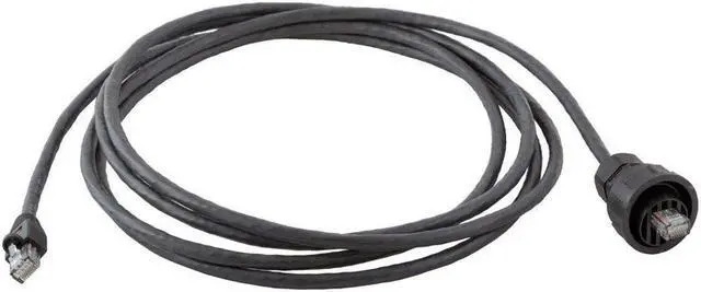 Main image of Hubbell HI607AE HI-Impact Series Patch Cord, CAT6, HI-Impact RJ45 to Standard RJ45, 7' Long, Black