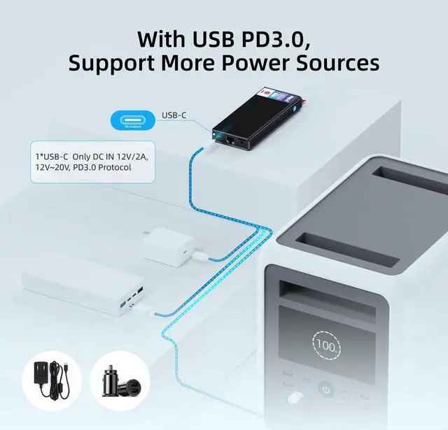 Alt view image 4 of 5 - MeLE Reddot Winner PCG02 Pro Slim Fanless N100 Mini PC Stick 8GB LPDDR4x 256GB Micro Computer Stick 2X HDMI 4K WiFi 5 BT5.1 Gigabit Ethernet, Support PD3.0 Protocol, on IoT, Digital Signage, MES, WMS