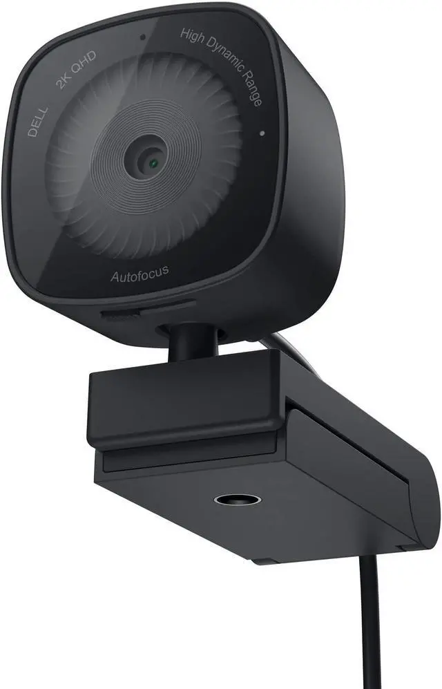 Alt view image 3 of 5 - Dell Webcam WB3023-2K QHD/FHD/HD Resolution, Sony Sensor, f2.0 Aperture, Face Detection, Noise Reduction Mic, 2X HD Zoom, USB-A, Microsoft Teams/Zoom Certified - Black