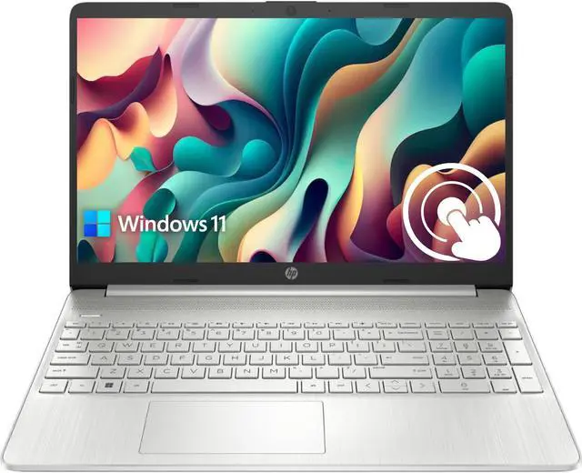 Main image of HP Pavilion 15.6" HD Touchscreen Anti-Glare Laptop, 16GB RAM, 1TB SSD Storage, Intel Core Processor up to 4.1GHz, Up to 11 Hours Long Battery Life, Type-C, HDMI, Windows 11 Home, Silver