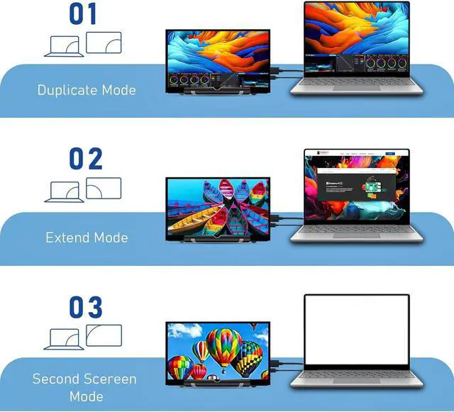 Alt view image 3 of 5 - HAMTYSAN Upgraded Version 7'' Raspberry Pi Screen HDMI Monitor 800x480 LCD Screen Mini Small Monitor for Raspberry Pi 4/3/2/Zero/B/B+ Win11/10/8/7 (Non-Touch), Dual Speakers, Driver Free