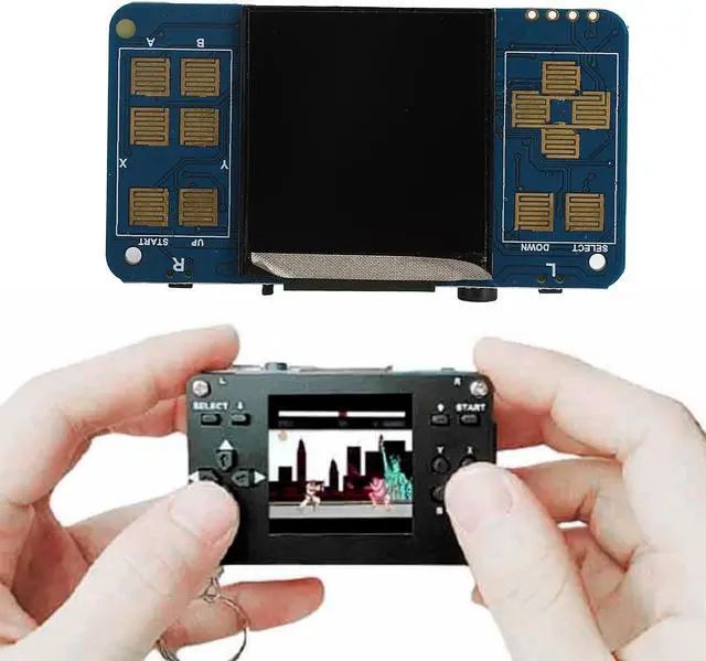 Alt view image 4 of 5 - Estink Gamepi 1.54In, DIY Assembly LCD Monitor with Speaker Kit, Use Anytime, Anywhere, Compatible with for Rasberry Pi Zero/Zero W/Zero WH