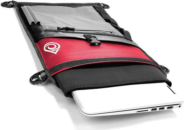 Alt view image 5 of 5 - AquaQuest Typhoon Laptop Case - 100% Waterproof, Versatile, Durable, Lightweight, Compact Messenger Bag - Protective Padded Computer Sleeve Pouch Cover - 13", Camo