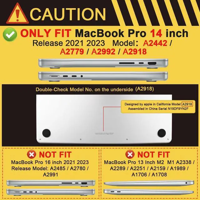 Alt view image 3 of 5 - Batianda Compatible with M4 MacBook Pro 14 inch Case 2024 2023 2021 Release M3 M2 Pro Max, Heavy Duty Honeycomb Design Protective Hard Shell TPU Bumper and Fold Kickstand with Keyboard Cover,Black